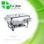 Low Prize Stainless Steel Round Roll Top Buffet Chafing Dish for Hotel