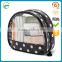 2016 Wholesale high quality price customized folding clear pvc cosmetic bag