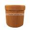 Excellent Design Storage Round Leather Ottoman