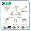 PCB terminal brass with screw M4 AO-15/6J-N2 silver color