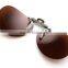 2016 new designer polarized clip on driver metal sunglasses for shortsightedness near vision