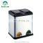 Good feedback stainless steel recycle waste bin 2 two compartments rubbish bin kitchen recycle bin in different color