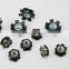 Black Star Shaped Threaded Insert Connecting  Tube Nut for Round Tube