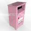Galvanized Bin Storage Containers Clothing Recycle Bin Clothes Donation Box Clothes Storage Box
