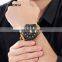 SINOBI Casual Men's Watch Luminous Display Good Quality Leather Band Quartz Watches Unisex Wristwatch S9804G