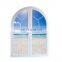 Popular Design UPVC/PVC Arched Exterior Double Leaf French Casement Glass Door