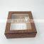 Custom logo small cigar box wooden humidor