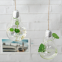 Home Decoration Hand-blown Hanging Mini Indoor Bulb Shaped Glass Plant Terrariums Vase