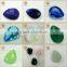 Shinning cut Product custom Drop Pear Shape Glass Stone