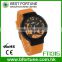 FT1315_OR Wholesale silicone strap pc21 quartz promotion geneva watch
