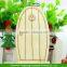 Unpainted Plaque Laser Cut Wooden Fairy Faerie Elf Doors Craft with plaque Christmas Decorations