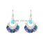 Gogerous Latest Fashion Colored Sea Shell Chandelier Earring