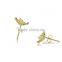 Fashion Light Weight Gold Freshwater Pearl Earring