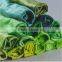 China factory product 100% polyester polar fleece fabric plain green fleece velvet fabric for kid toy