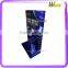 customized recycle display showcase for cosmetic promotion cardboard dump bin stands