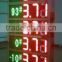 Cost-effecient stable quality gas station led signs/oil price led display