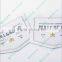 Custom embroidered labels woven polyester material