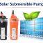 Solar Submersible water Pump price,12V 24V 6L/MIN Lift 70meter diaphragm dc pump for 30m deep well