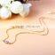 Latest Arrival Good Quality sterling silver gold necklace designs in 3 grams from China manufacturer