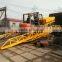 Special customized container used hydraulic loading ramp yard ramps