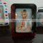 clear glass photo frame and clock cover