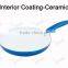 New 34cm Colorful Aluminum Ceramic Frying Pans with LFGB/REACH/RoHS/FDA Certifications