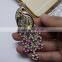 Colorful Peacock Metal Diamond Ring Holder For Mobile Phone