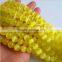 Gemstone yellow cat eye round beads jewelry