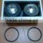 2 head g53/ar111/qr111 recessed grille lighting fixture