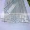 polycarbonate U profile, pc u-profile, polycarbonate accessory