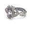 Wholesale Men Vintage Silver Plated Zinc Alloy Cobra Snake Skin Bracelets With Diamond