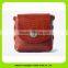 16915 cheap factory price PU Leather small beaded coin purses