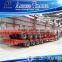 2015 best selling 8 axles 150ton heavy duty low bed truck trailer for sale