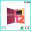 4.3 inch high quality A5 size video brochure