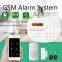 Wireless home gsm alarm system white color LCD screen Spanish/Dutch languages newest cheap alarm system
