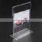 Customized Different Size Acrylic Table Menu Holder