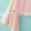 Pink Bell Sleeve Fashion Chiffon Blouse European Fashion Sexy Deep V neck Blouses for Women