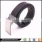 Alibaba online china supplier man's dress belts with Plate buckle