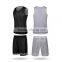 New wholesale basketball uniforms reversible basketball uniforms 2016 color white and black