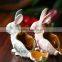 Best selling customized enamel rabbit pewter jewelry box