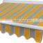 Automatic alum retractable half cassette awning