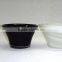 small black colored glass dessert bowls