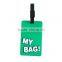 2016 fashionable PVC Eco-friendly and durable luggage tag for discount