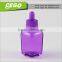 colorful 15ml oliver oil fancy perfume square glass dropper bottle