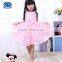 ( TM1002) 120-150cm pink nova kids clothing wholesale baby summer wedding girls dresses children tutu dresses party wear