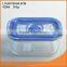 Nice design clear round glass food disposable container with ISO9001-2008