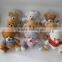 8" Cute cheap plush teddy bear with T-shirt plush stuffed soft white teddy bear