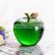 Vivid Crystal Crafts Gifts Crystal Apple For Christmas Decoration&Gift