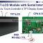 TFT LCD touch monitor with led backlight driver board