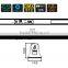 Fashion Color Changing and IR Remote 240(R96, G72, B72)10mm Wireless Wall Washer Light